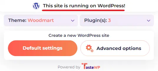 استفاده از افزونه tastewp برای شناسایی وردپرسی بودن یک وبسایت
