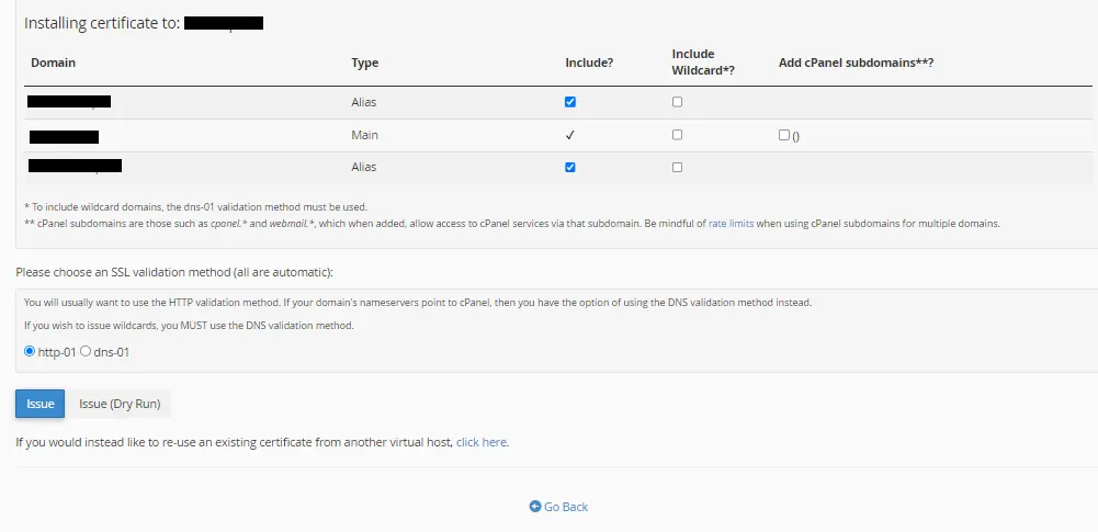 نصب گواهی امنیتی lets encrypt