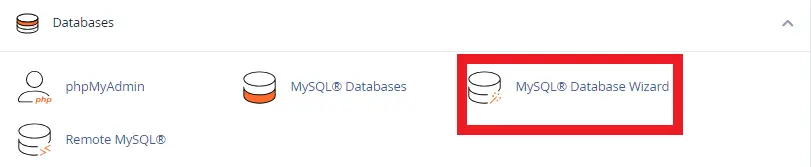 ساخت پایگاه داده جدید در وردپرس از طریق سی پنل