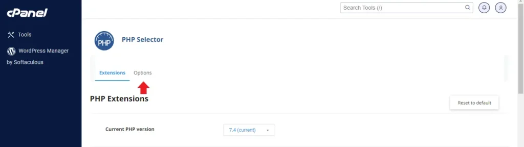 انتخاب تنظیمات php وردپرس برای افزایش حافظه